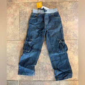Boys Gymboree Relaxed Fit Cargo Denim Jeans size 7